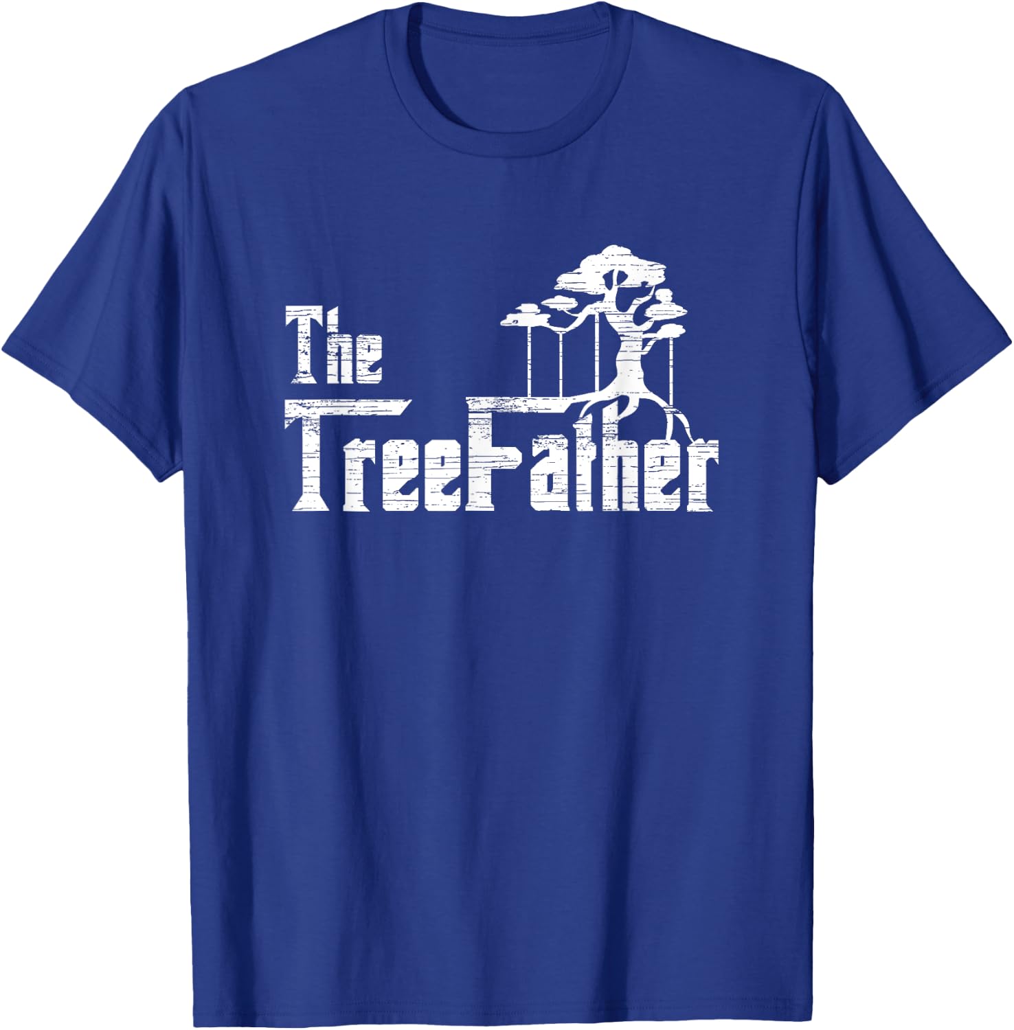 Bonsai Tree The Treefather Funny Miniature Tree Gardener T-Shirt - T-Shirt | Royal