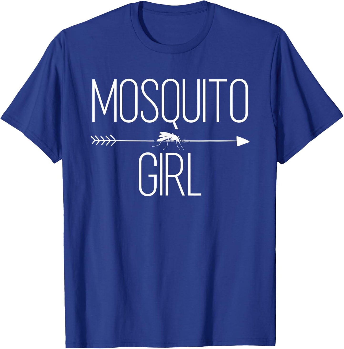 Mosquito Girl Gift Insect Gnat Animal Lover T-Shirt - T-Shirt | Royal