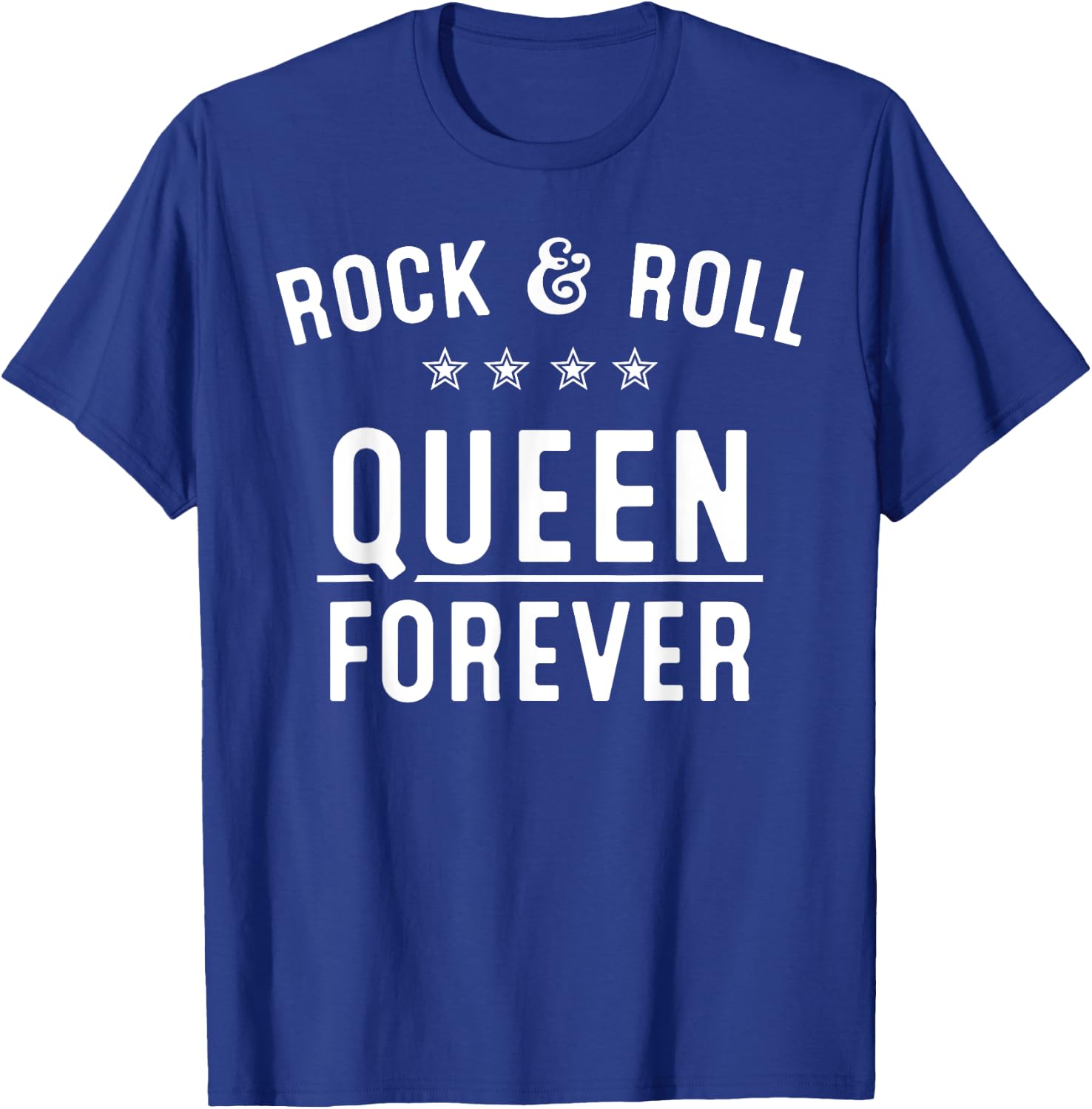 Funny Rock N Roll Queen Concert Gift Ladies Girls T-Shirt - T-Shirt | Royal