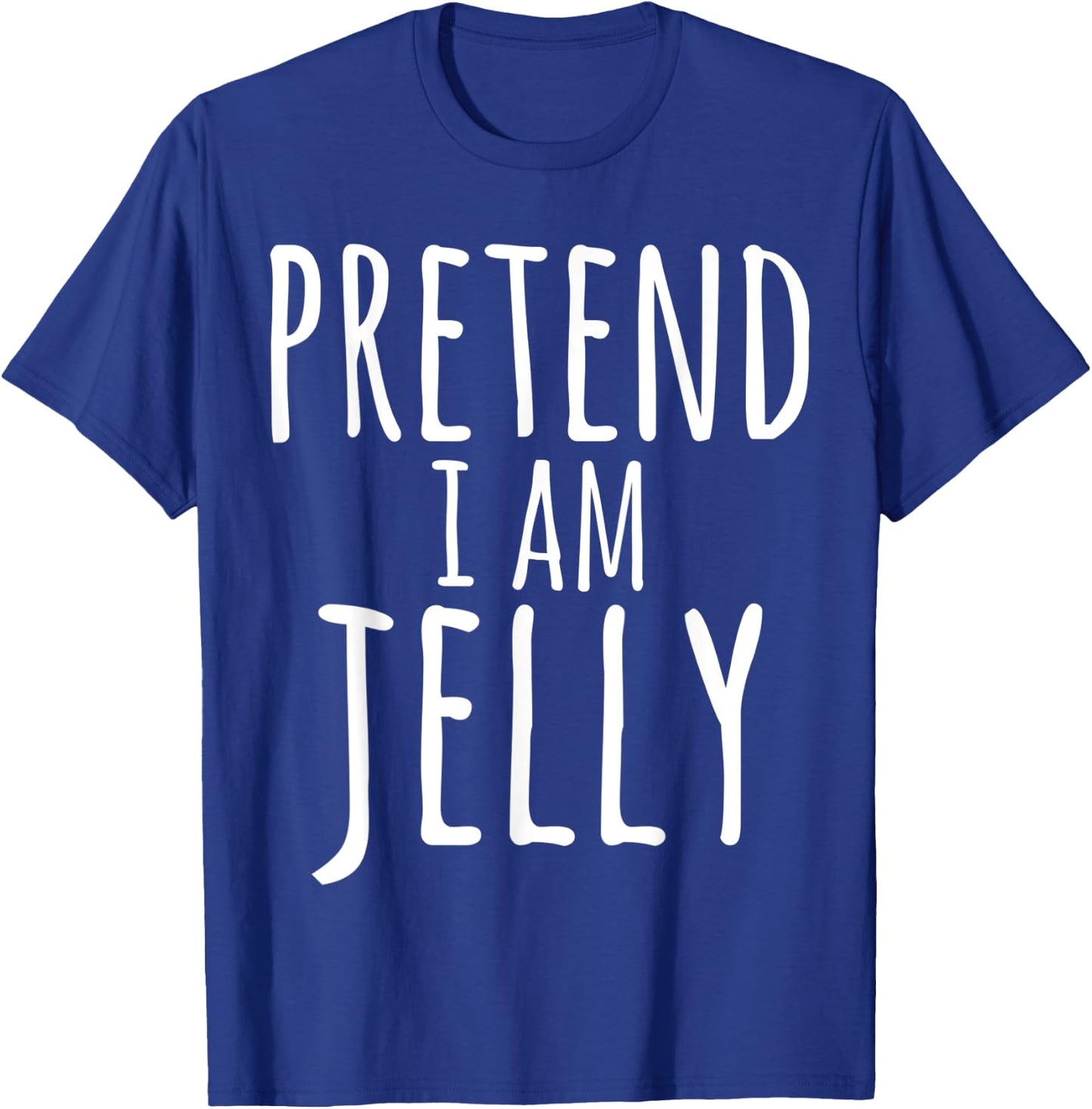 Halloween PRETEND I AM JELLY COSTUME Matching Peanut Butter T-Shirt - T-Shirt | Royal