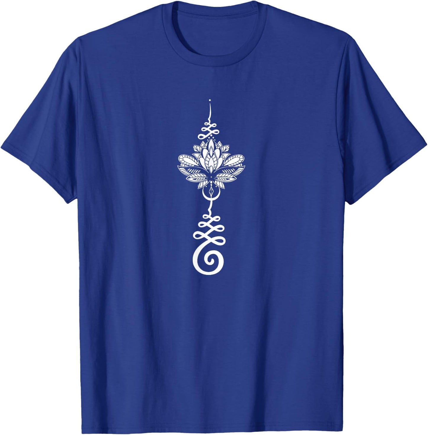 Perfect Design idea for Yoga Women Esoteric Unalome Lotus I Cosmic Boho Yoga T-Shirt - T-Shirt | Royal