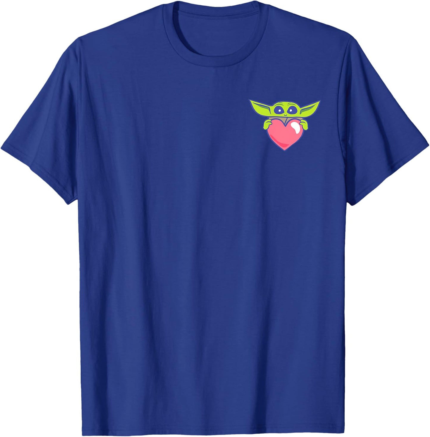 Amazon Essentials The Mandalorian Grogu Holding a Valentine's Heart T-Shirt - T-Shirt | Royal