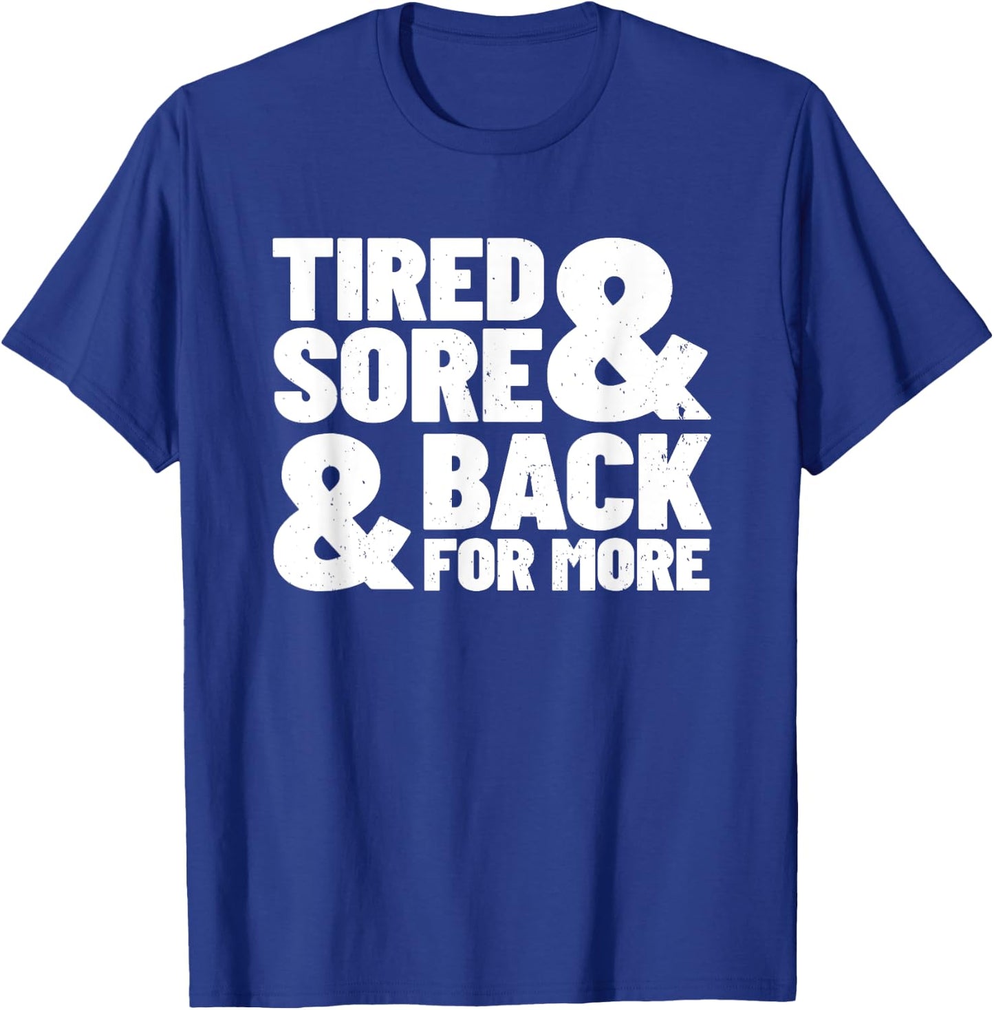 Fitness Quote - Gym Exercise - Gym Meme - Workout Motivation T-Shirt - T-Shirt | Royal