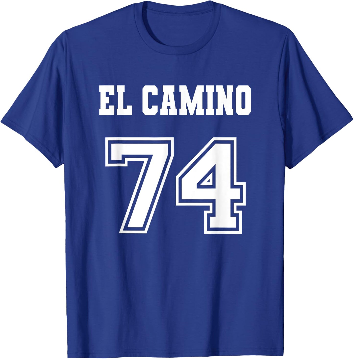 Jersey Style El Camino 74 1974 T-Shirt - T-Shirt | Royal