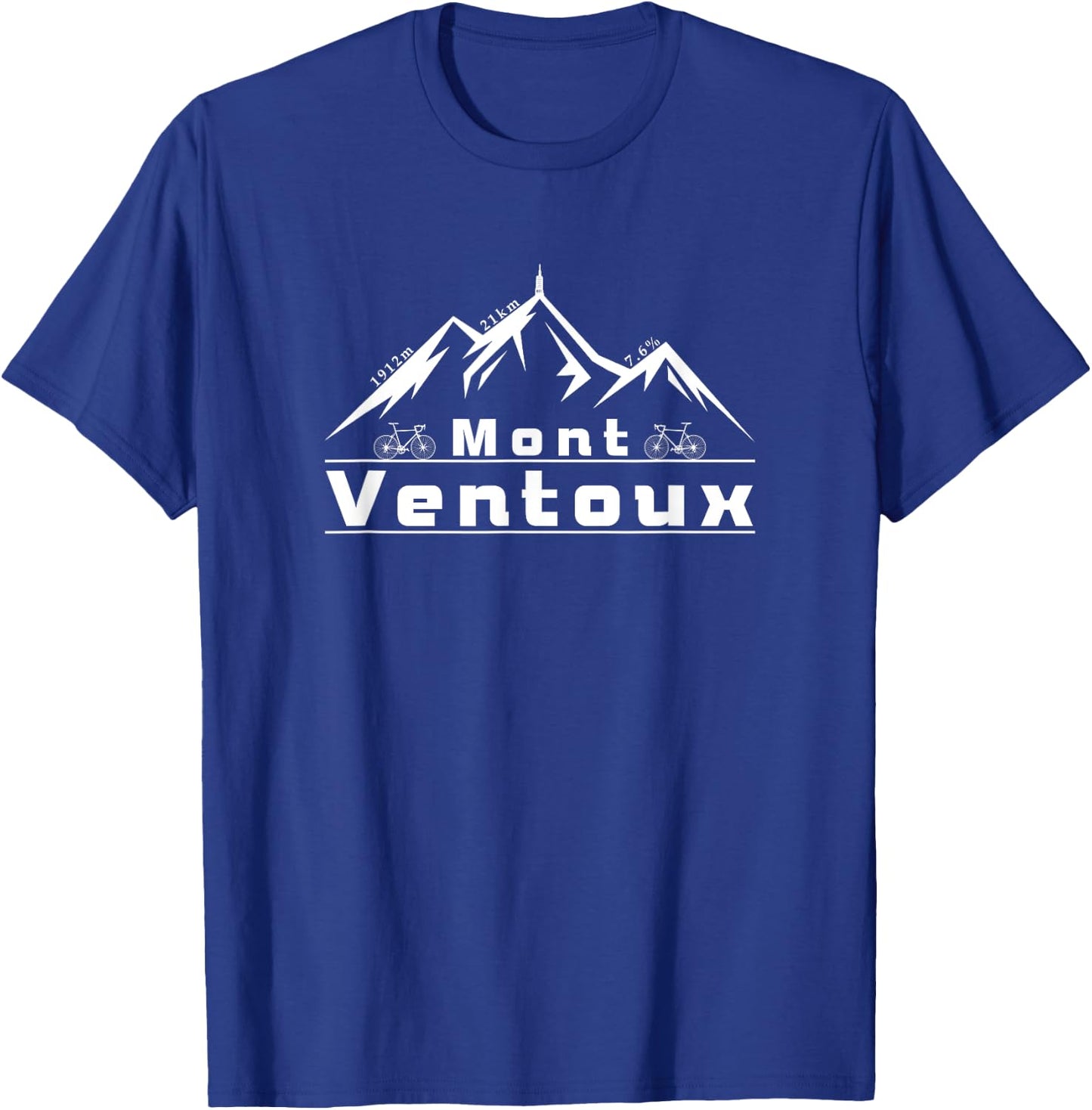 Mont Ventoux, Bicycle, France, Tour, Cycling, Alpes T-Shirt - T-Shirt | Royal