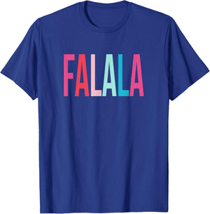 Girls Falala Colorful Christmas T-Shirt - T-Shirt | Royal