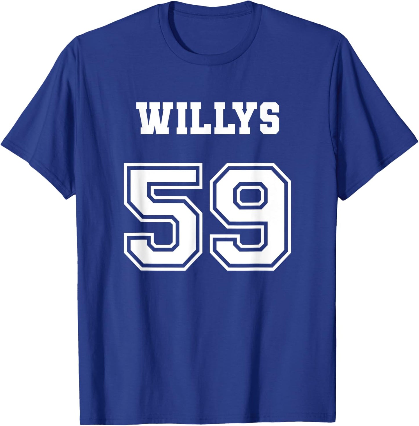 Jersey Style 59 1959 Willys 4x4 Vintage MB Army Truck Car T-Shirt - T-Shirt | Royal