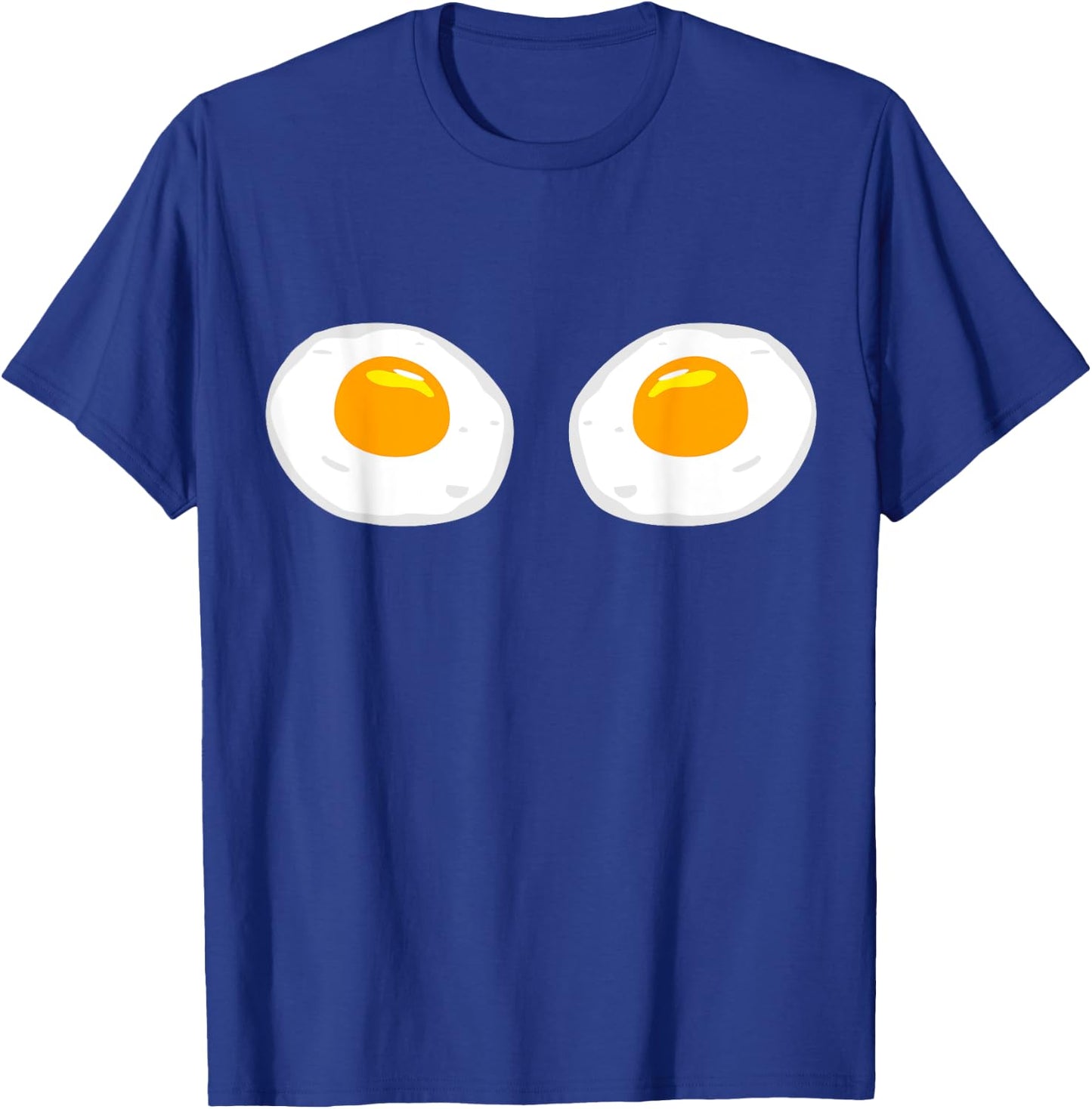 Fried Egg Bra Bikini Eggs Funny Fried Egg Costume T-Shirt - T-Shirt | Royal
