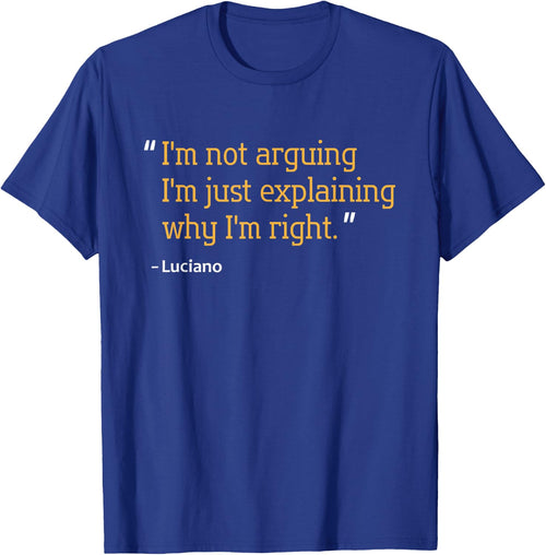 LUCIANO Gift Quote Funny Birthday Personalized Name Idea