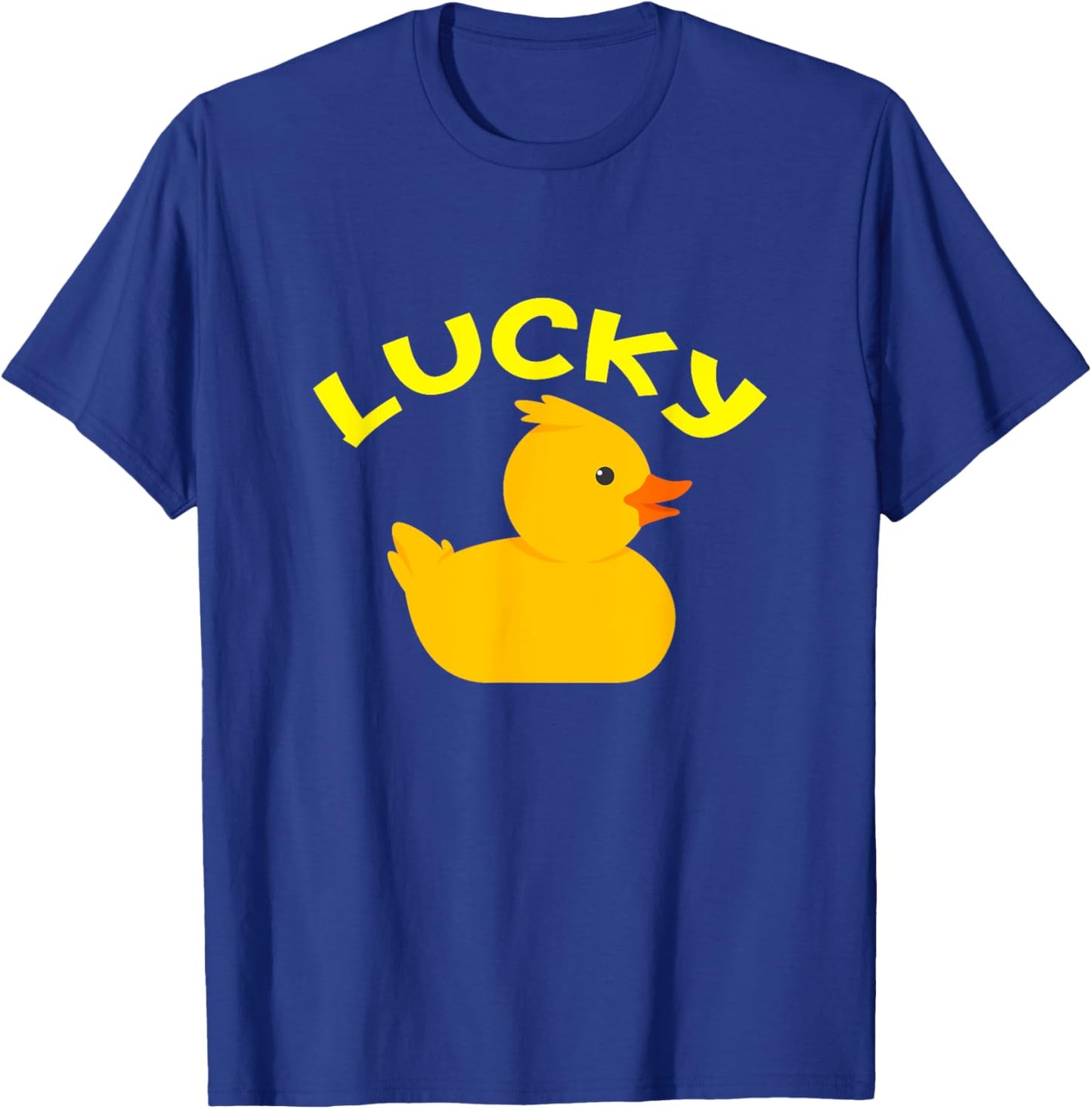 Lucky Rubber Ducks Duck Duckling T-Shirt - T-Shirt | Royal