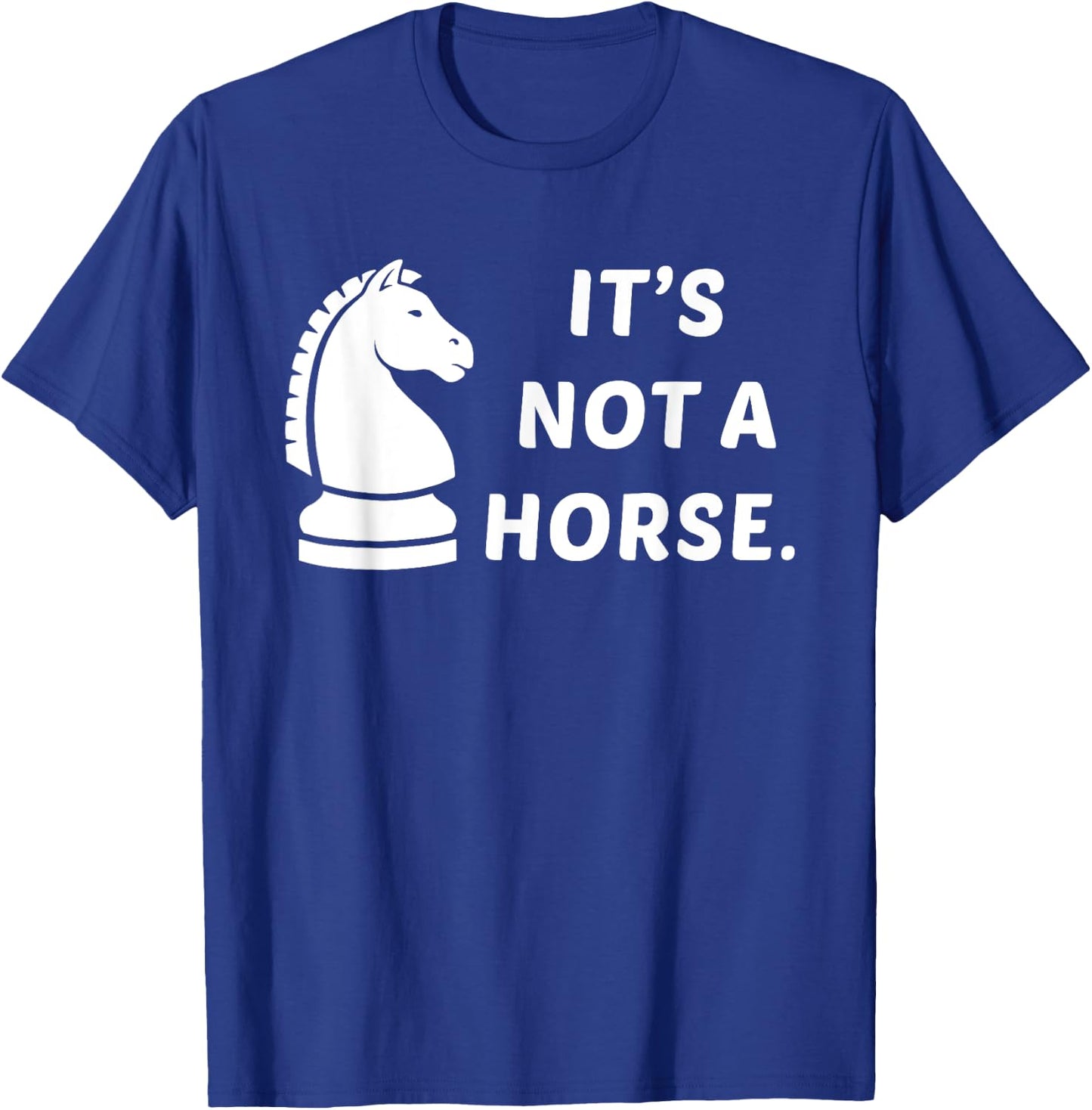 Funny Chess Knight Pieces Board Game Lover Player Horse Gift T-Shirt - T-Shirt | Royal