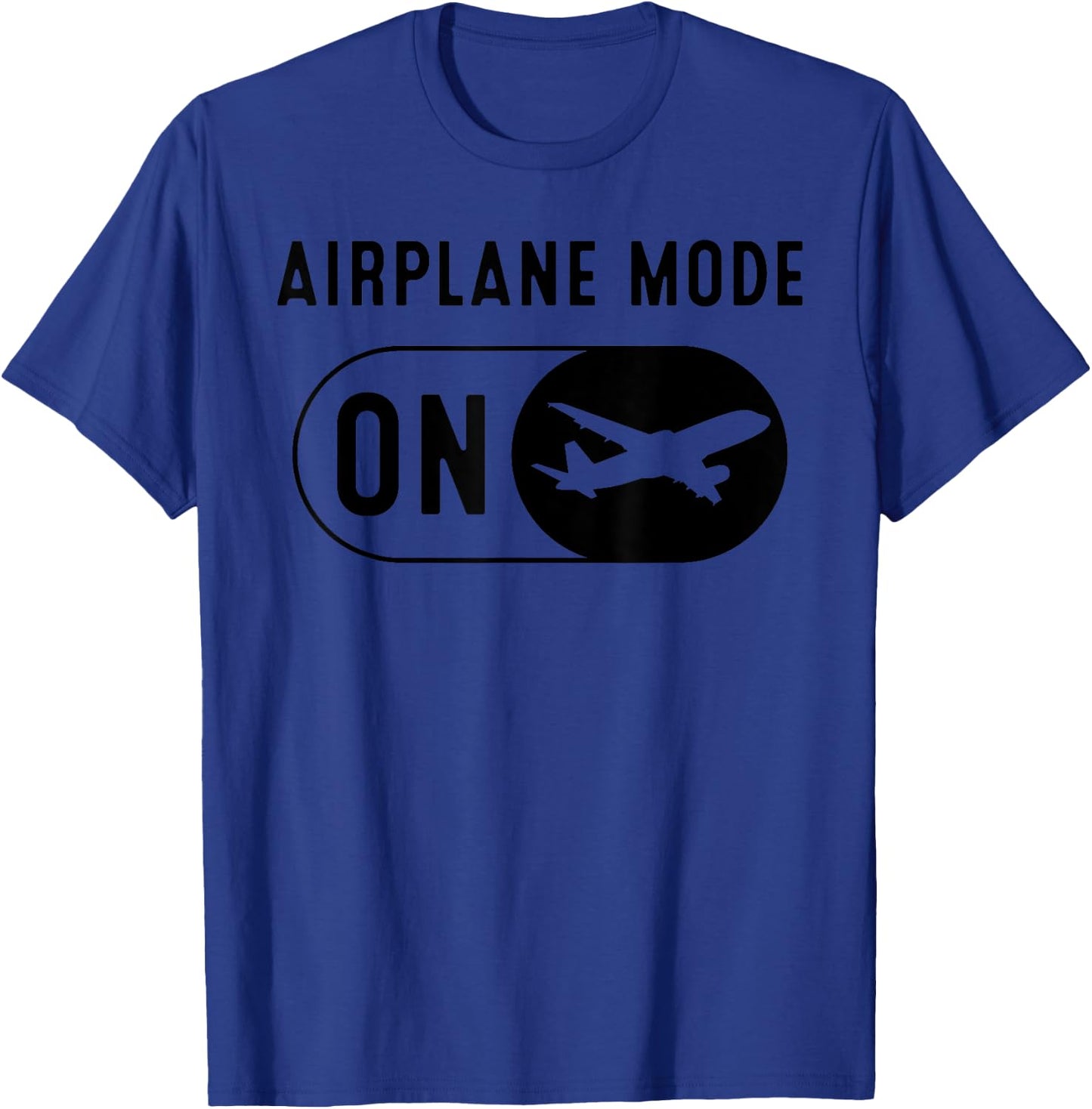 Funny Airplane Mode Gift Aviation Lover Men Women RC Pilot T-Shirt - T-Shirt | Royal