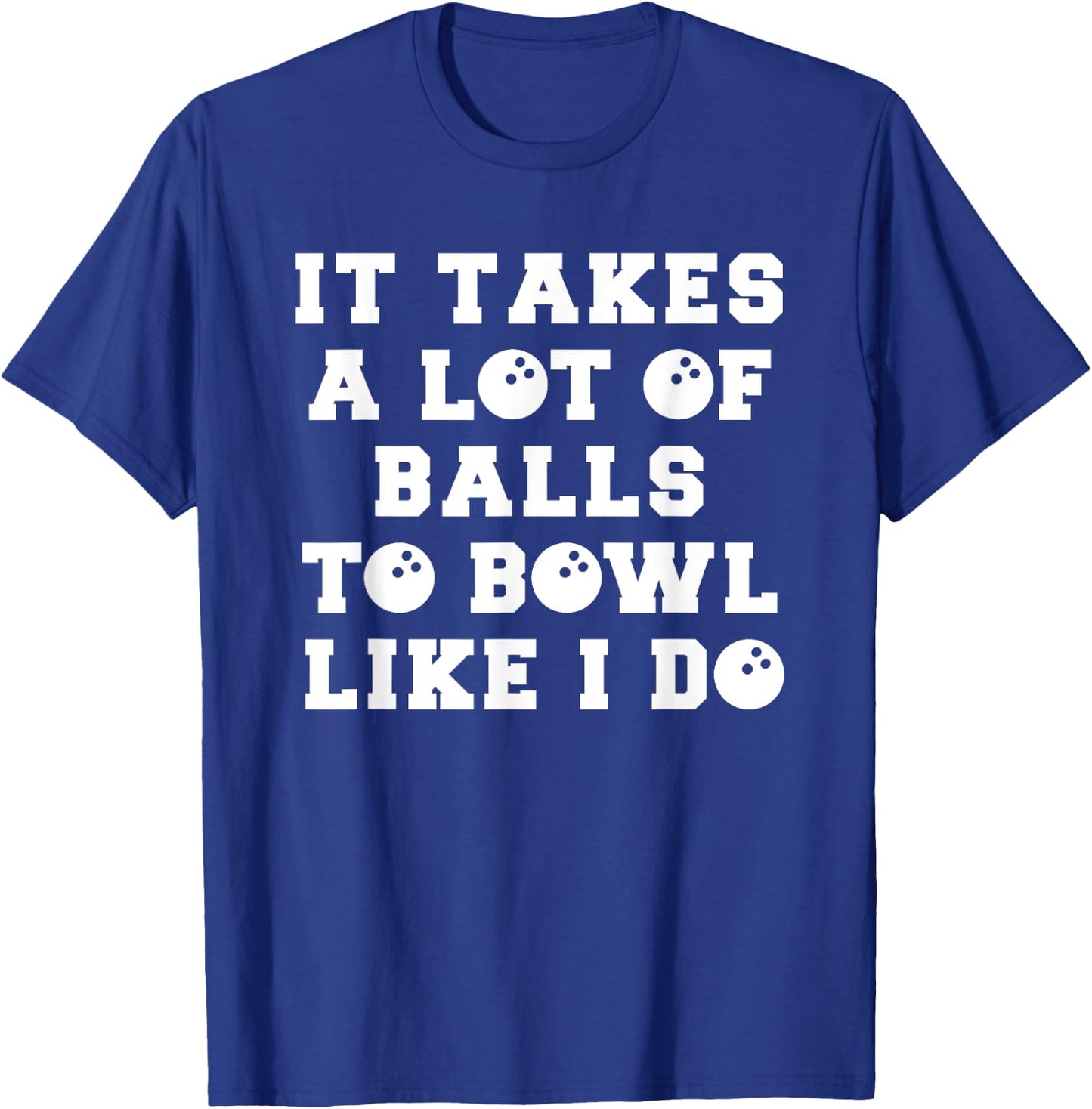 Funny Bowling Gift Boyfriend Or Husband T-Shirt - T-Shirt | Royal