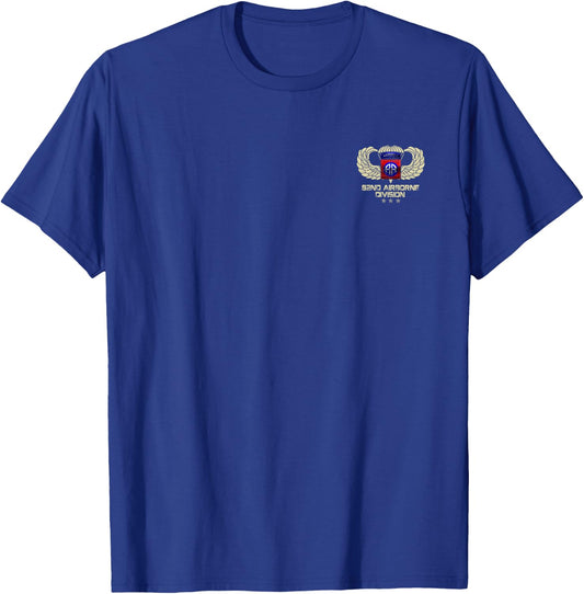 82nd Airborne Division Paratrooper , Veterans Day Gift T-Shirt - T-Shirt | Royal