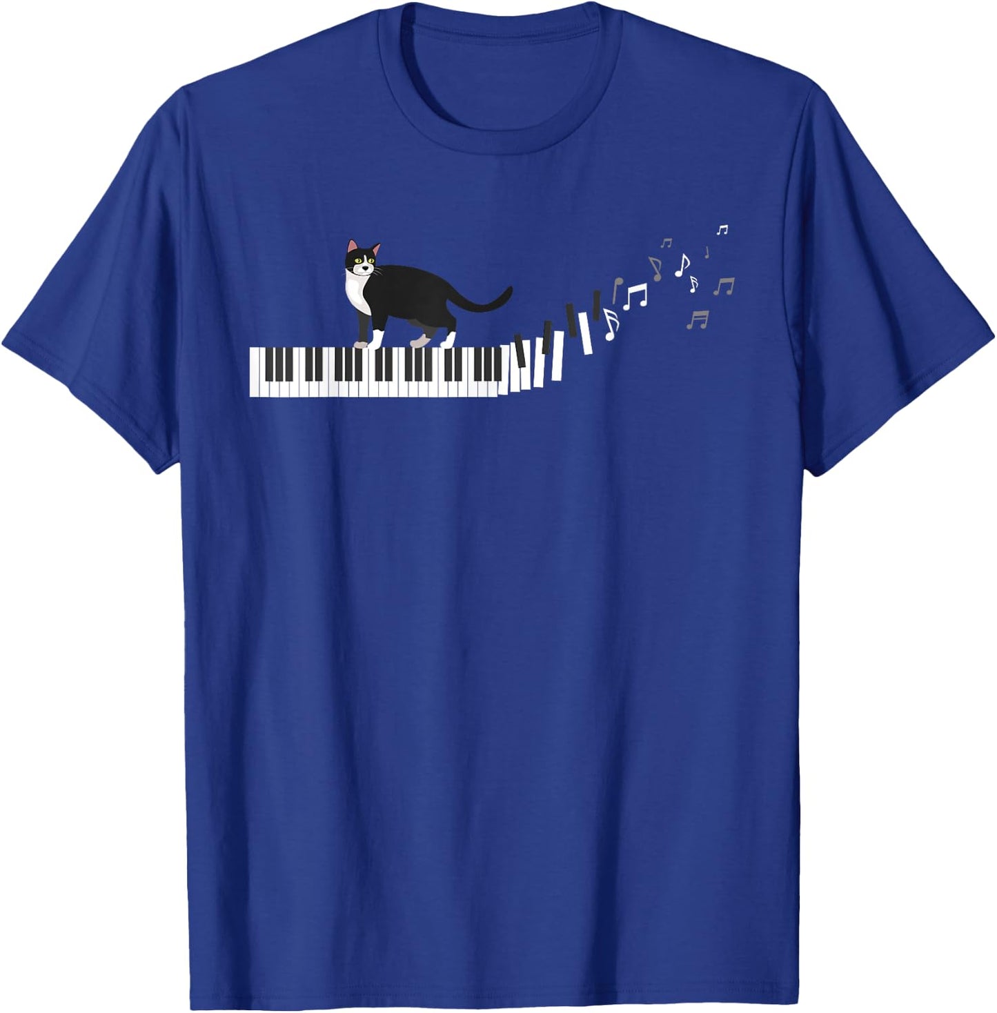 Piano Keyboard Classical Music Pianist Gift Piano T-Shirt - T-Shirt | Royal