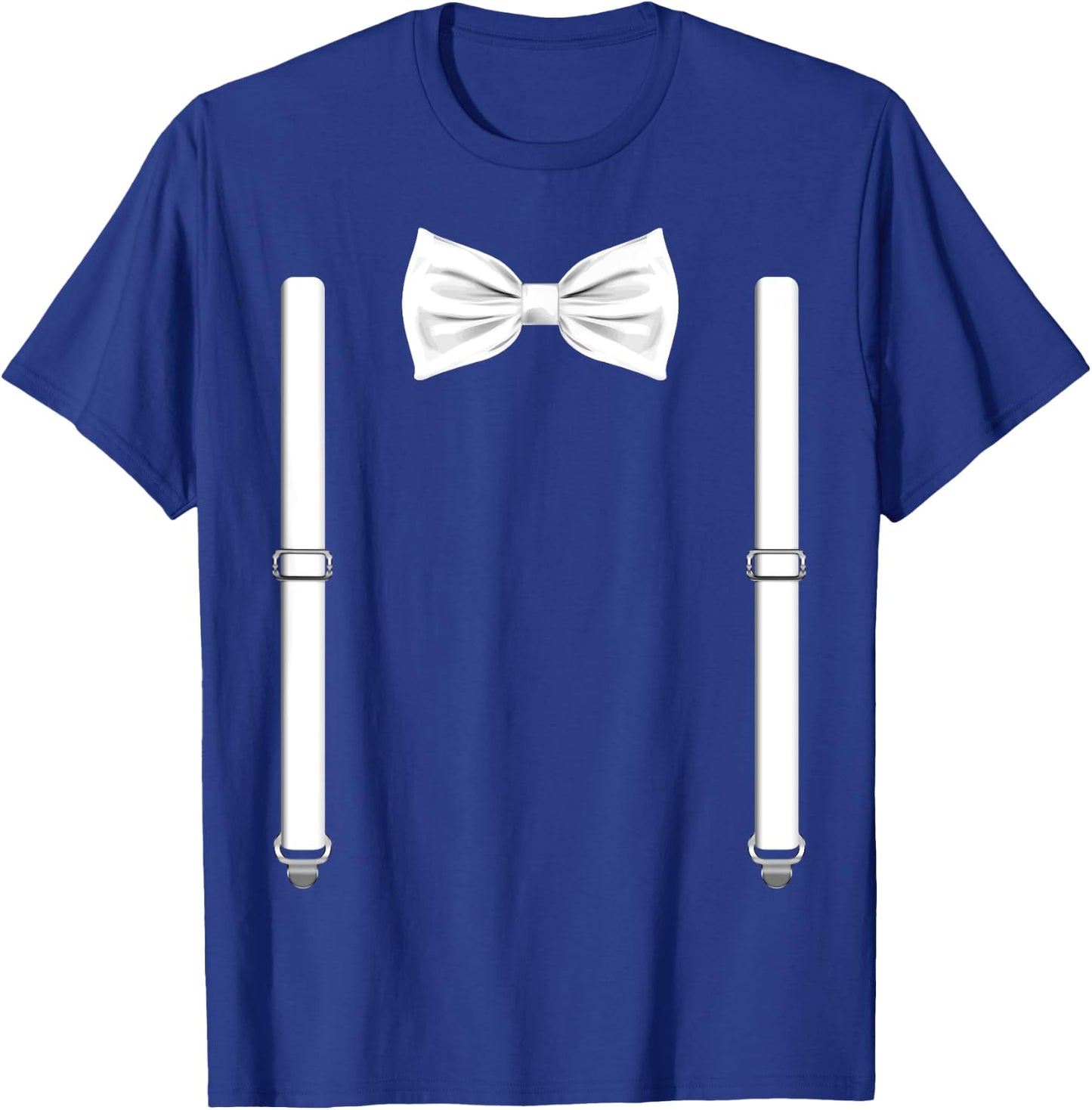 Bow Tie With Suspenders Funny Wedding And Special Occasions T-Shirt - T-Shirt | Royal