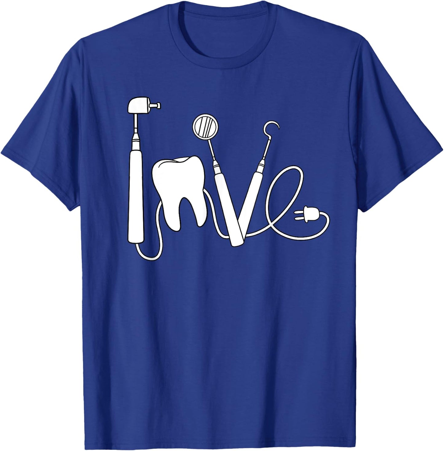 Dentist Mouth Doctor Dentistry Oral Hygiene Dental Surgeon T-Shirt - T-Shirt | Royal