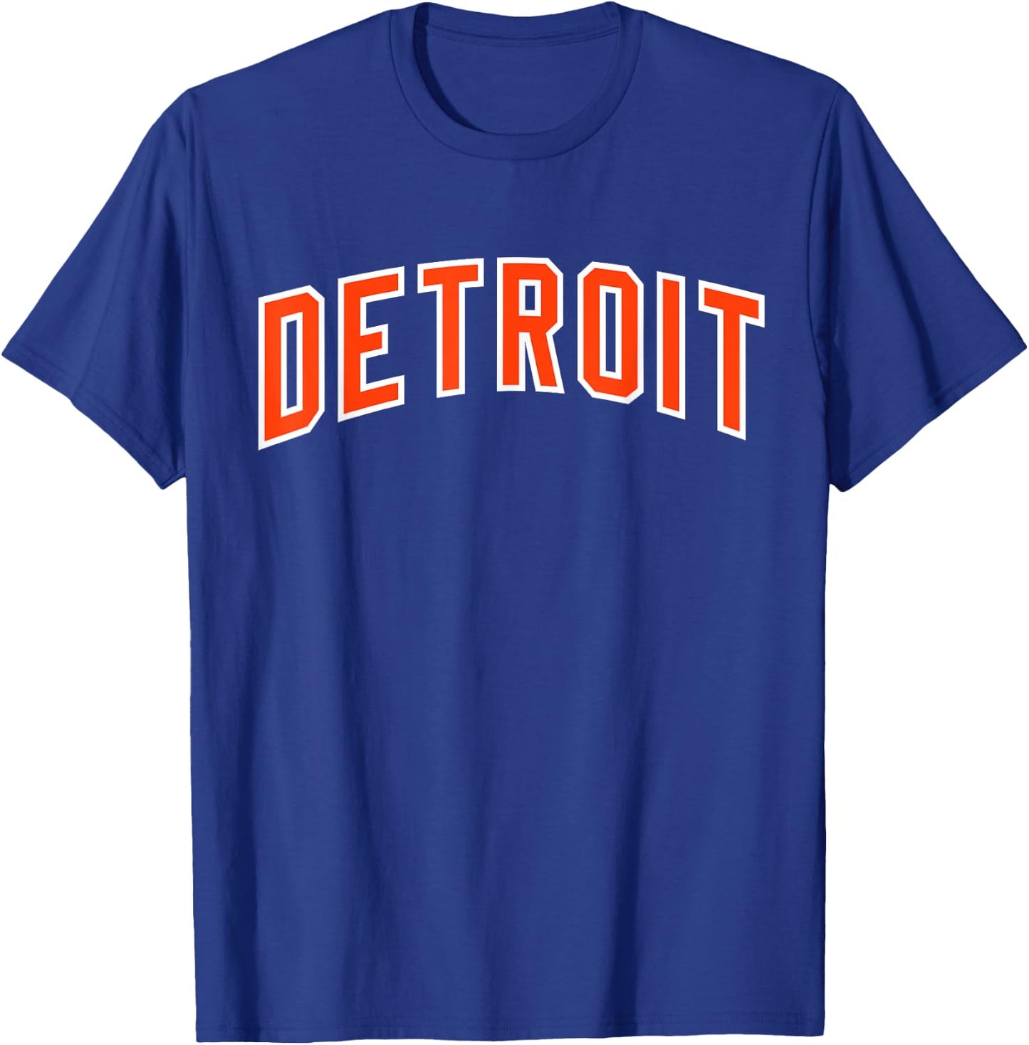 Vintage Detroit Men Detroit Retro Detroit Throwback T-Shirt - T-Shirt | Royal