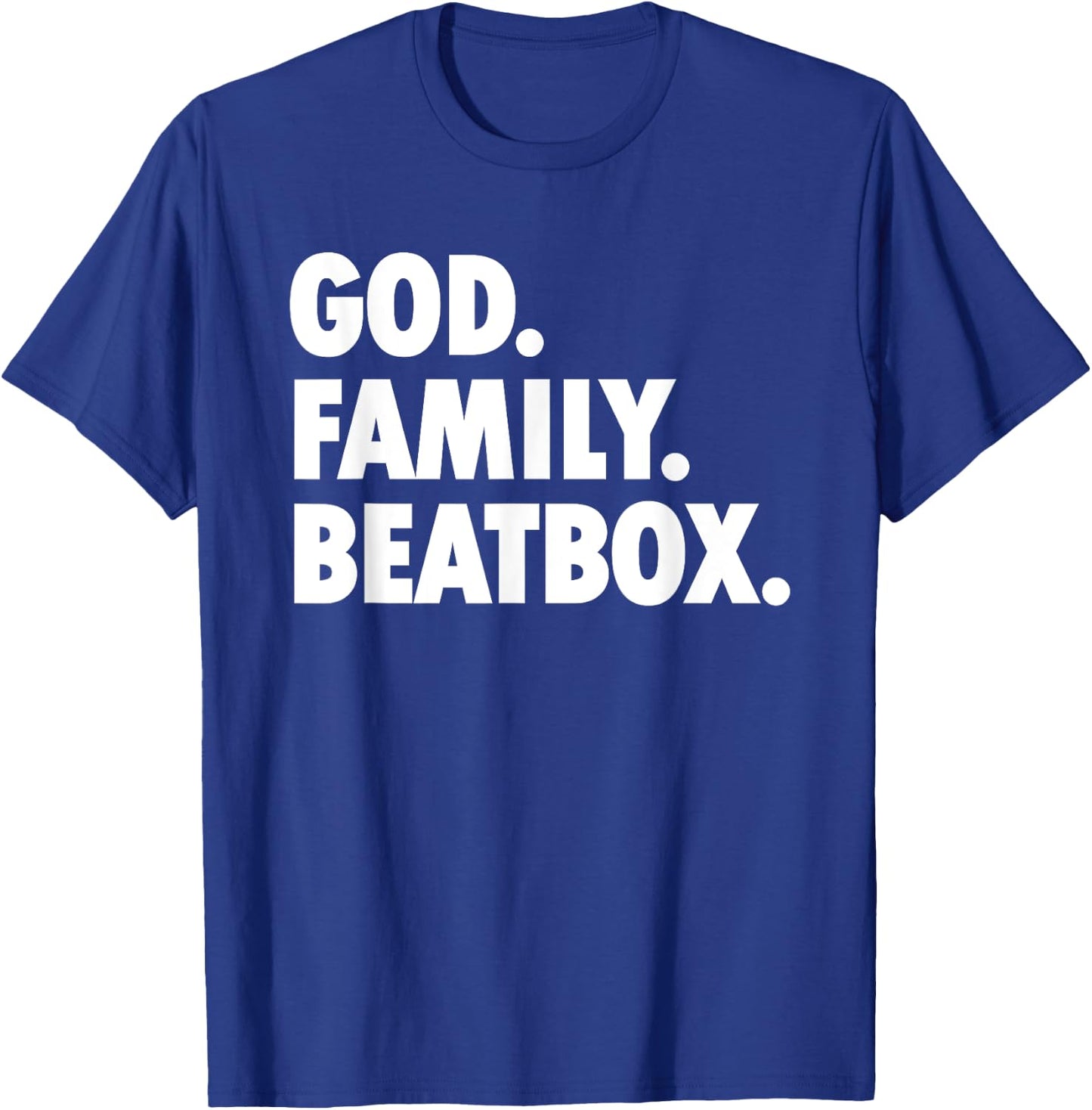 God Family Beatbox - Novelty Faith T-Shirt - T-Shirt | Royal