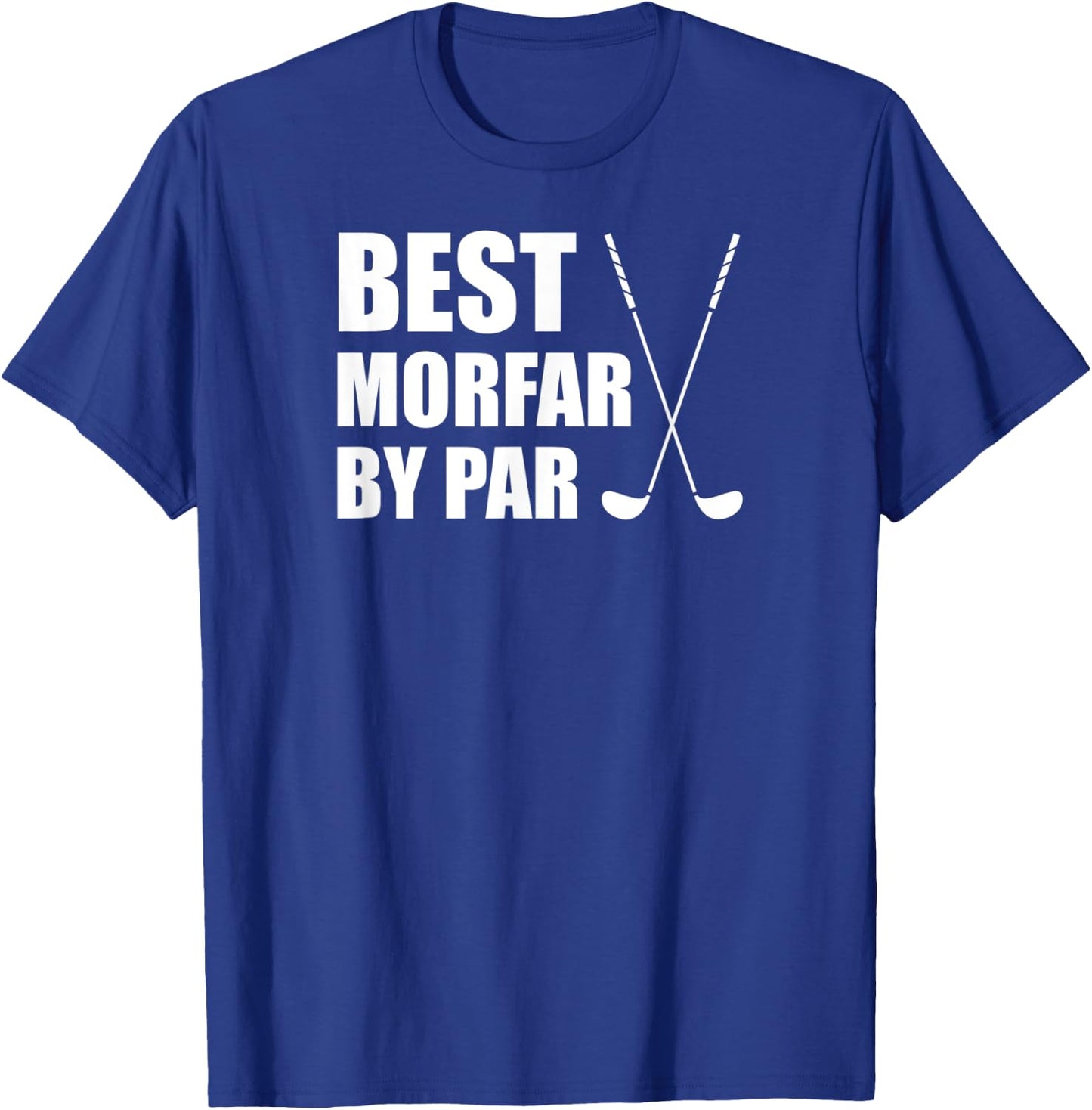 Best Morfar By Par Swedish Grandpa Golfer Pun T-Shirt - T-Shirt | Royal