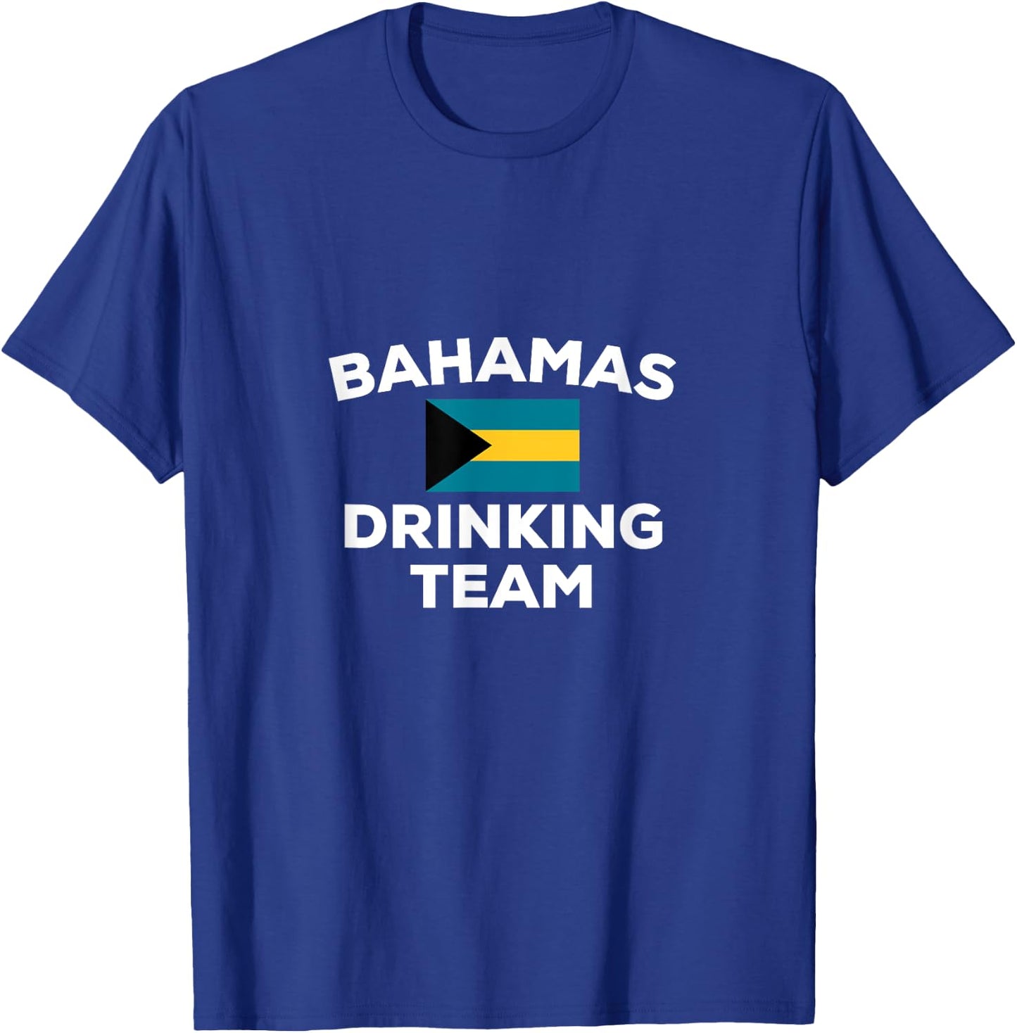 Bahamas Drinking Team Flag Funny Beer Party T-Shirt - T-Shirt | Royal