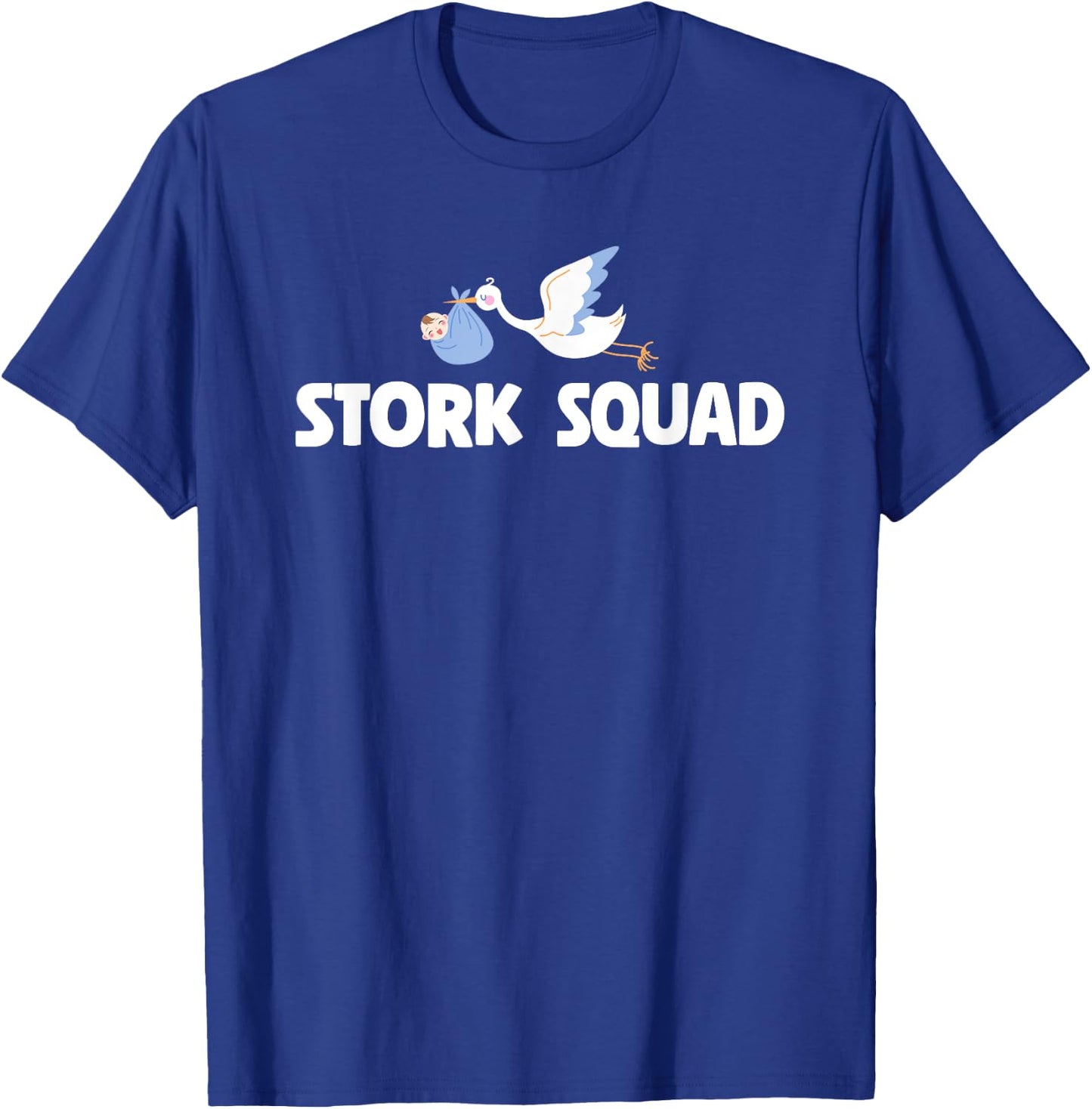 Cute Stork Squad Labor And Delivery Nurse T-Shirt - T-Shirt | Royal