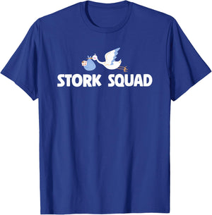 Cute Stork Squad Labor And Delivery Nurse T-Shirt - T-Shirt | Royal