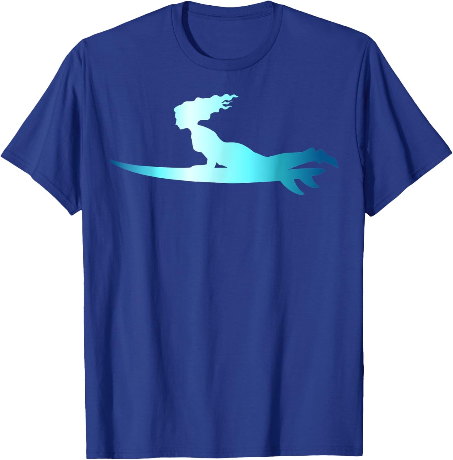 Surfing Wave Riding Boarding Surfboard Surfer T-Shirt - T-Shirt | Royal