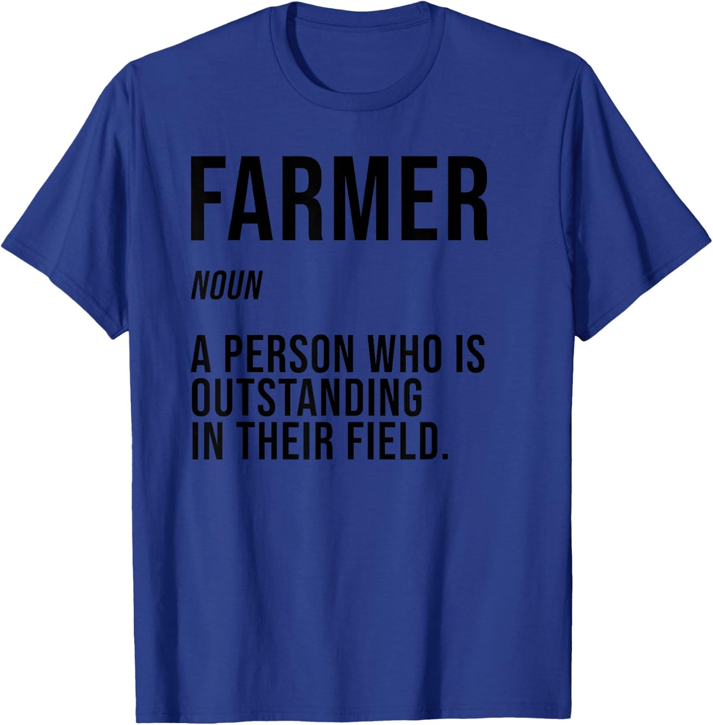 Funny Dairy Farmer Gift Local Farming Men Women Boys Girls T-Shirt - T-Shirt | Royal