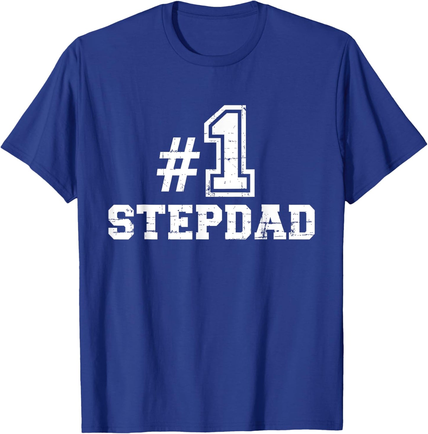 Number one No. 1 stepdad T-Shirt - T-Shirt | Royal