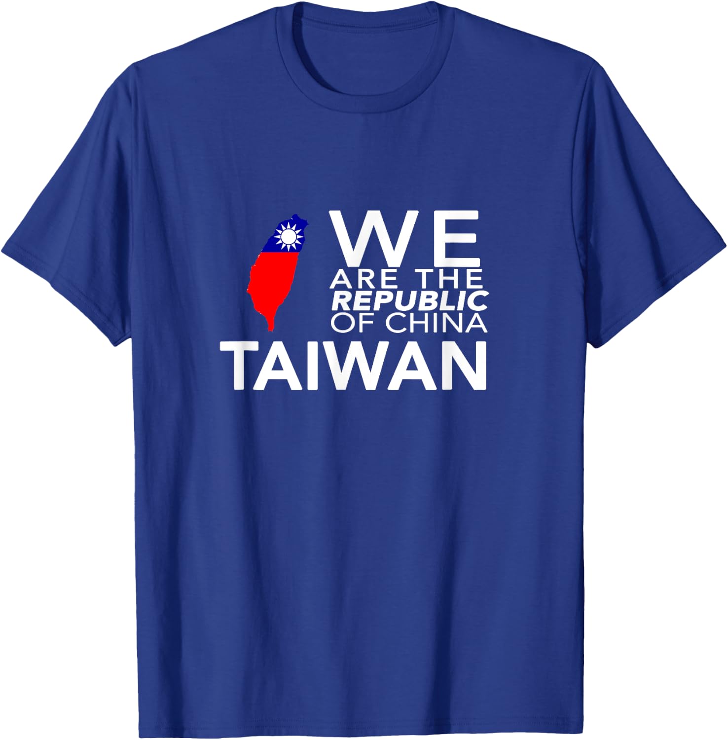 I Love Taiwan Flag Taiwanese Taiwan Pride ROC Taipei T-Shirt - T-Shirt | Royal