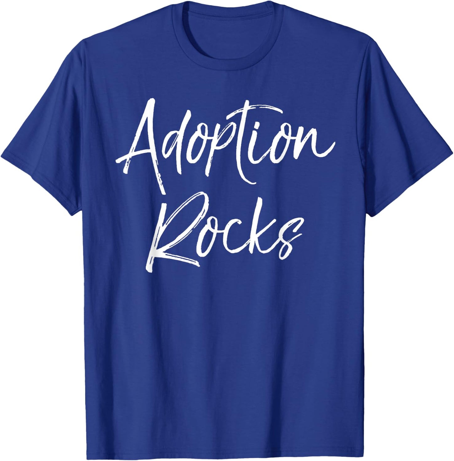 Cute Matching Adoption Gifts for Family Group Adoption Rocks T-Shirt - T-Shirt | Royal