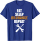 Mechatronics Technician | Mechanic | Eat sleep oil change T-Shirt - T-Shirt | Royal