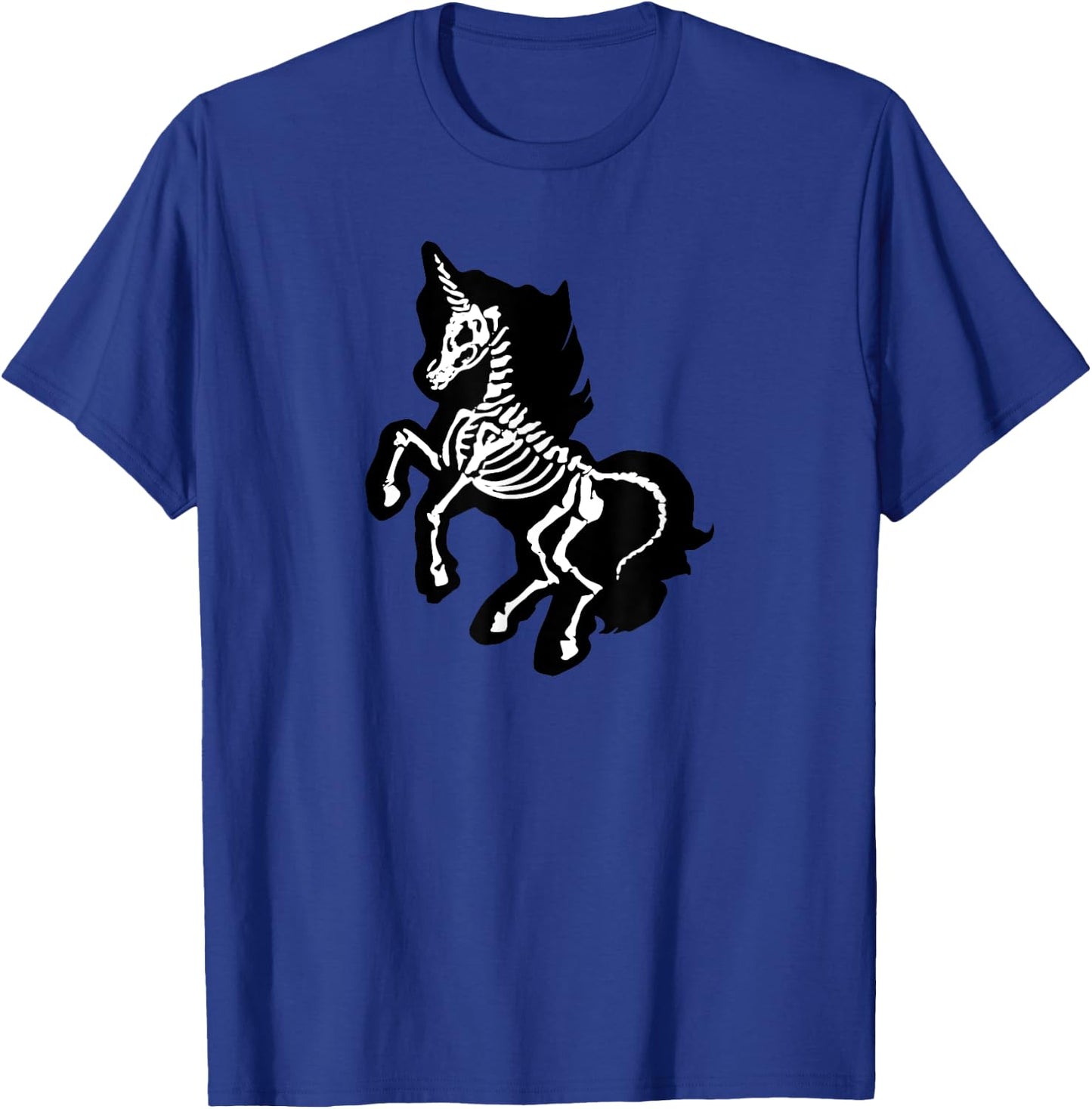 Gothic Unicorn Skeleton Kawaii Alternative Goth T-Shirt - T-Shirt | Royal