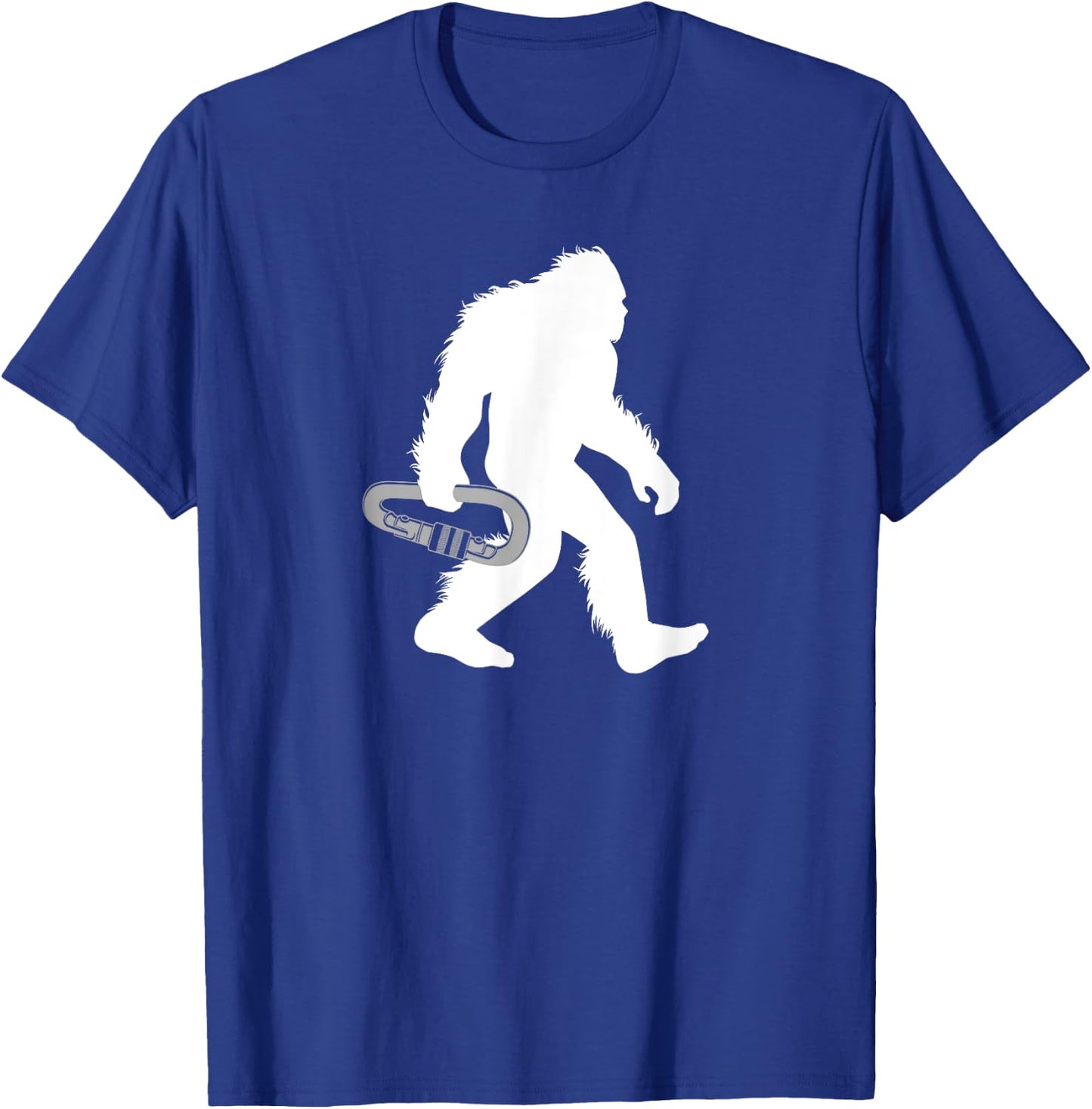 Bigfoot Mountain Climbing Sasquatch Climber T-Shirt - T-Shirt | Royal