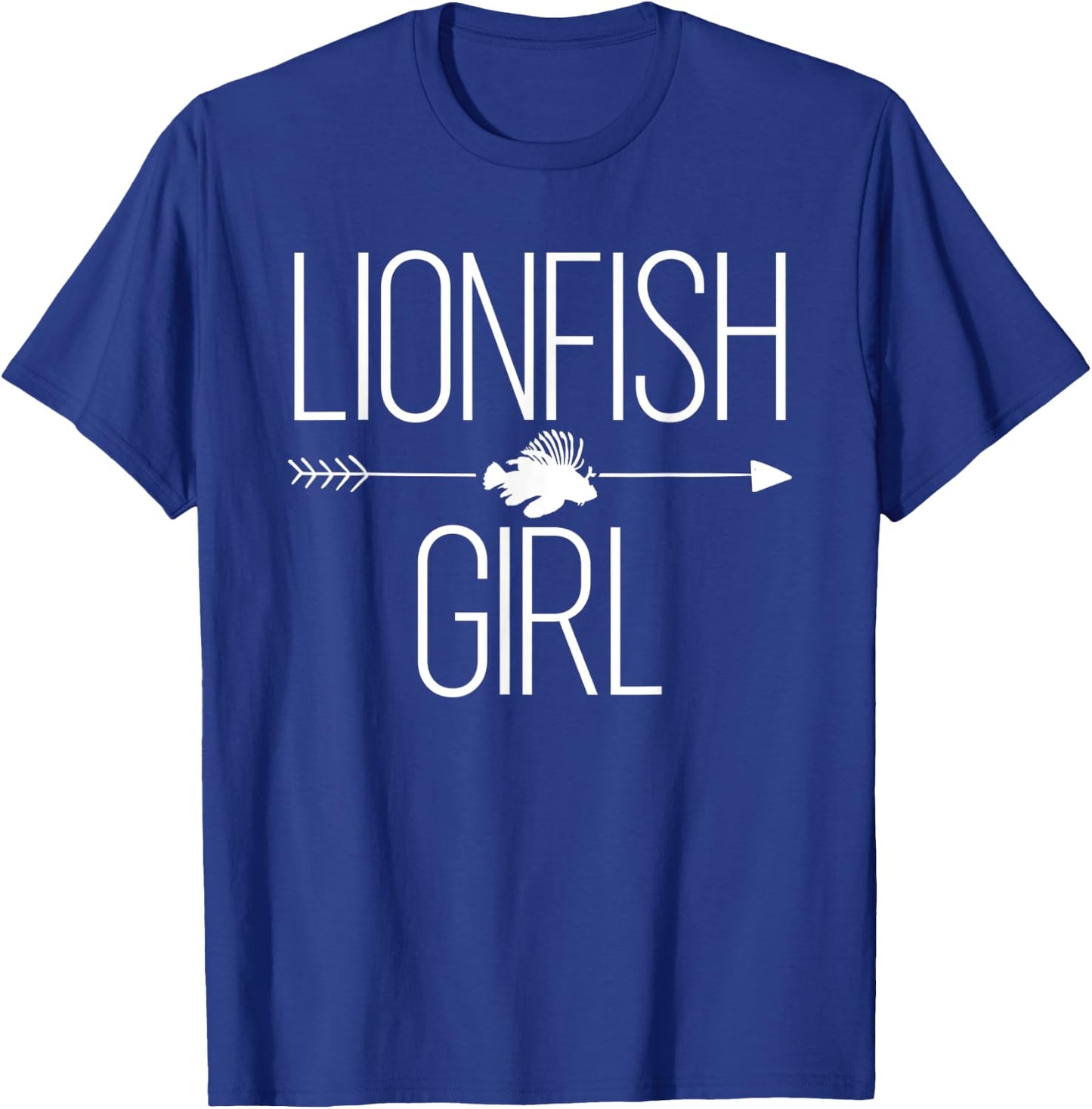 Lionfish Girl Gift Zebrafish Marine Lover T-Shirt - T-Shirt | Royal