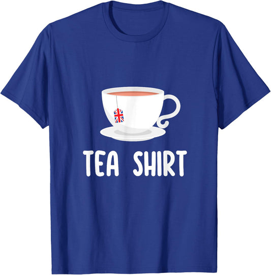 British English Tea Shirt Lover Funny United Kingdom UK Flag T-Shirt - T-Shirt | Royal