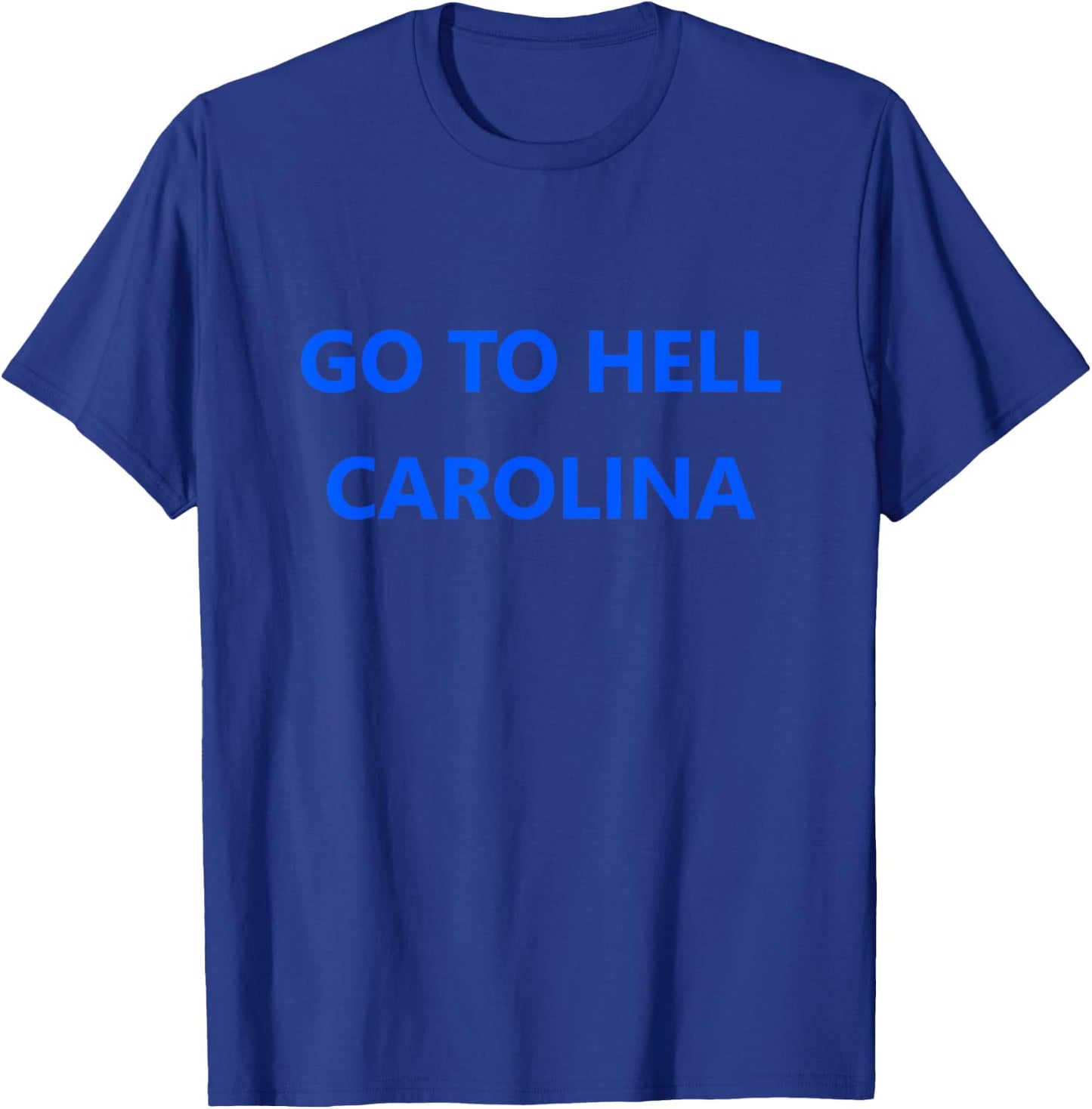 Go To Hell Carolina GTHC Basketball T-Shirt - T-Shirt | Royal
