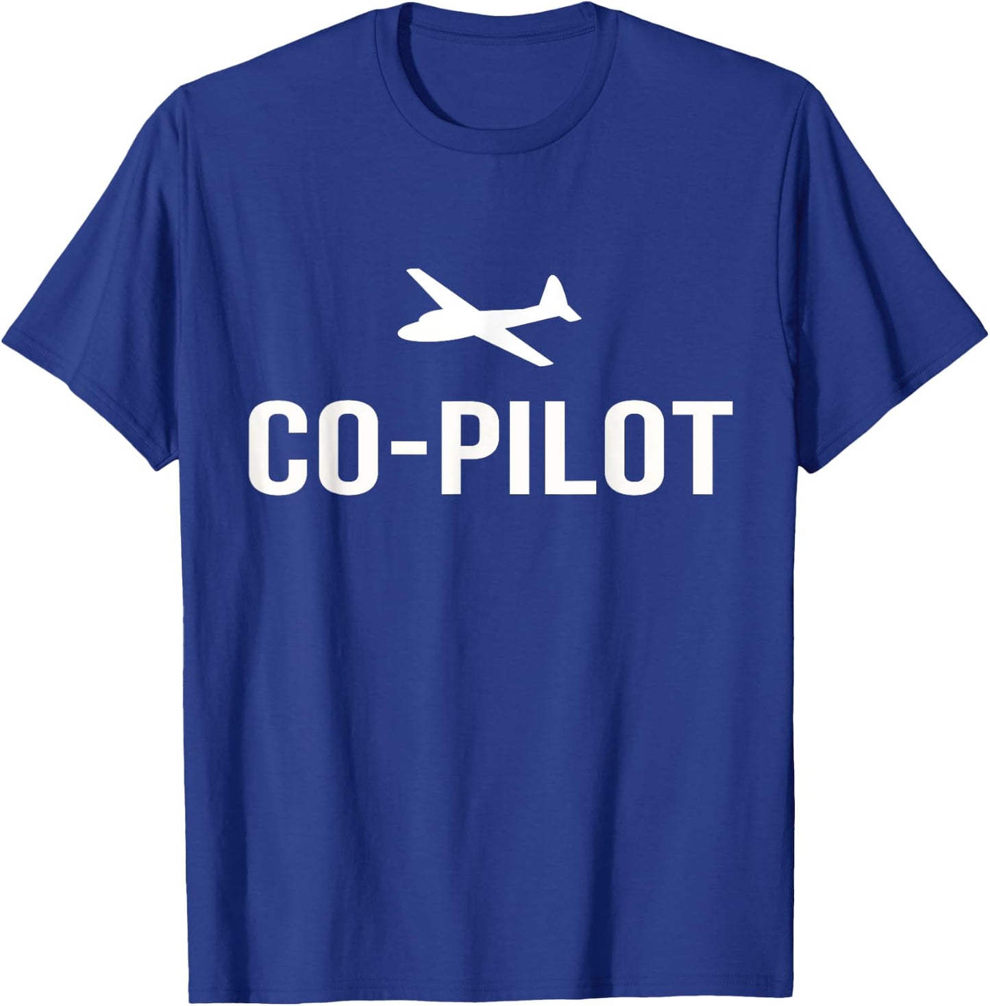 Airshow Helicopter Airplane CoPilot T-Shirt - T-Shirt | Royal