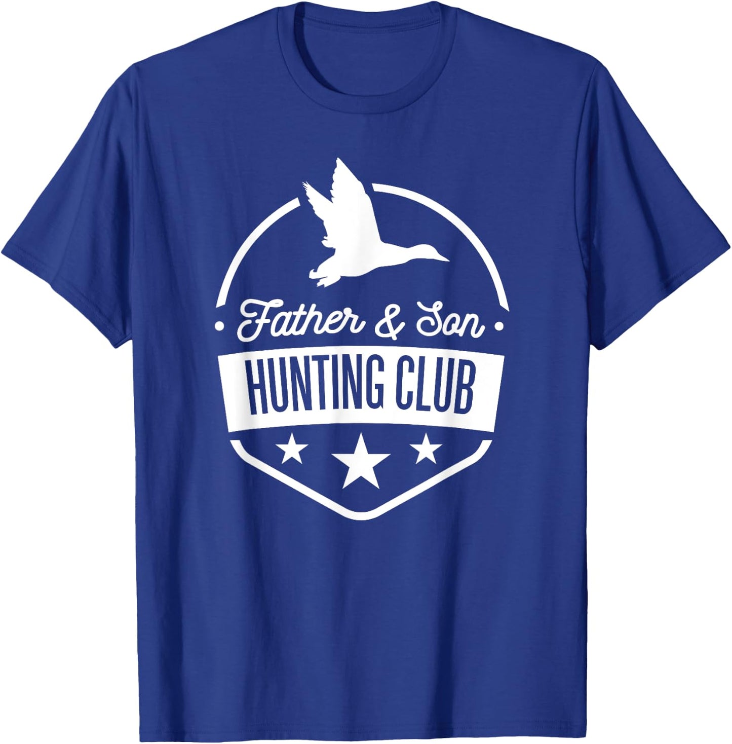 Father & Son Hunting Club - Duck - Proud Dad Hunter T-Shirt - T-Shirt | Royal