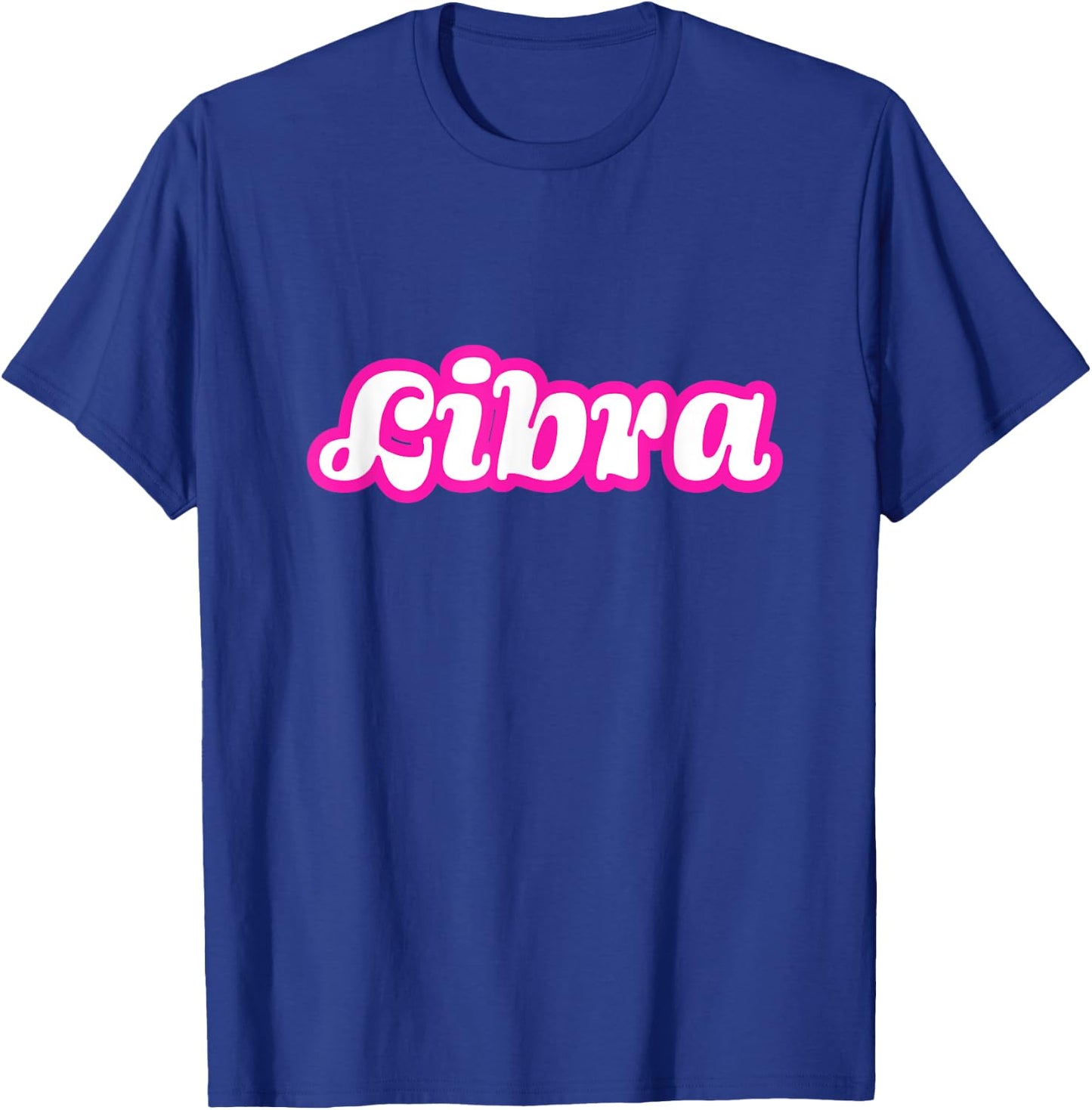 Libra zodiac retro hot pink astrology T-Shirt - T-Shirt | Royal
