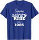 40 Year Old Motorcycle Rider 40th Birthday Motorcyclist T-Shirt - T-Shirt | Royal