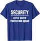 Security Little Sister Protection Squad Funny Brother Boys T-Shirt - T-Shirt | Royal