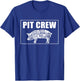 BBQ Barbeque the Best PitMaster companion. The Pit Crew T-Shirt - T-Shirt | Royal