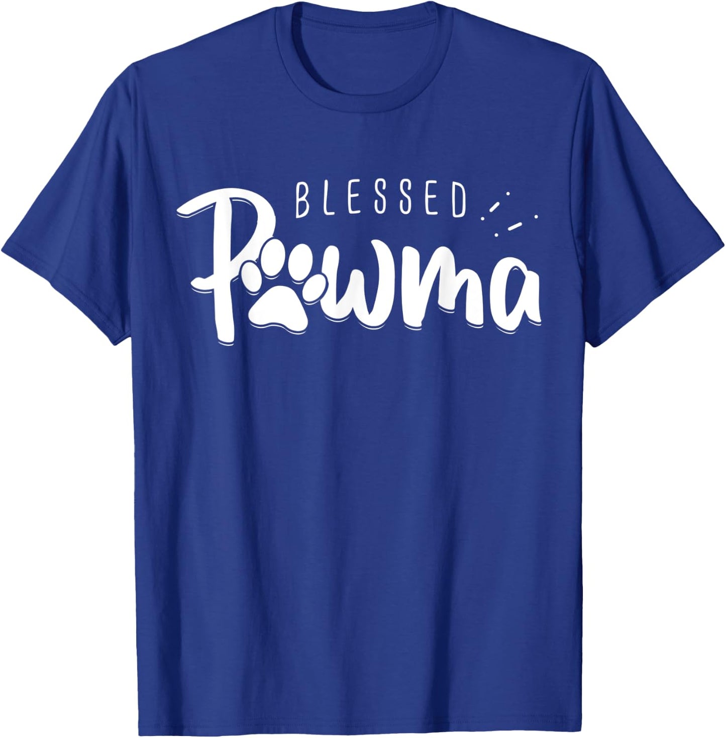 Dog Grandma Shirt Blessed Pawma Mothers Day Gifts Women Dogs T-Shirt - T-Shirt | Royal