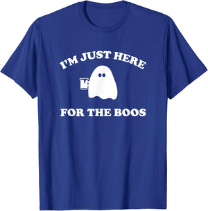 I'm Just Here For The Boos Halloween Shirt T-Shirt - T-Shirt | Royal