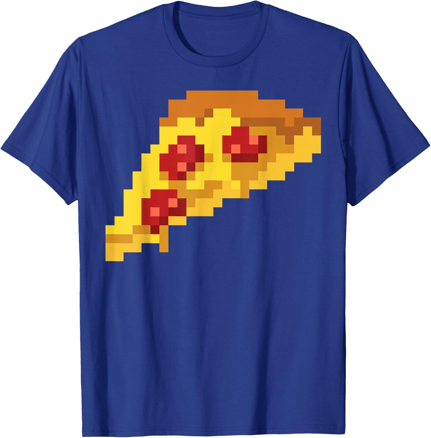 Pixel Pizza 80s Video Game Retro 8-bit Halloween Costume T-Shirt - T-Shirt | Royal