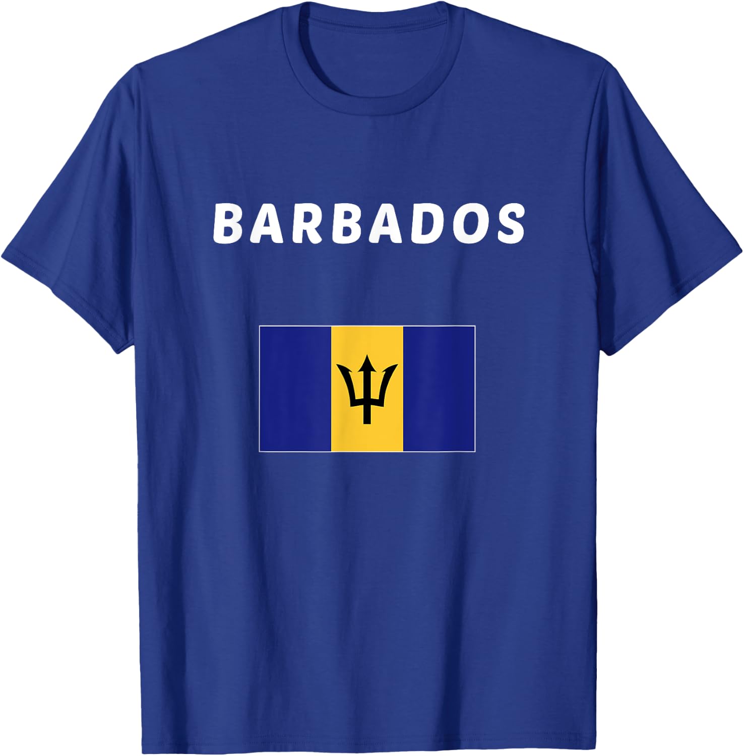 Barbados Flag souvenir Gift T-Shirt - T-Shirt | Royal
