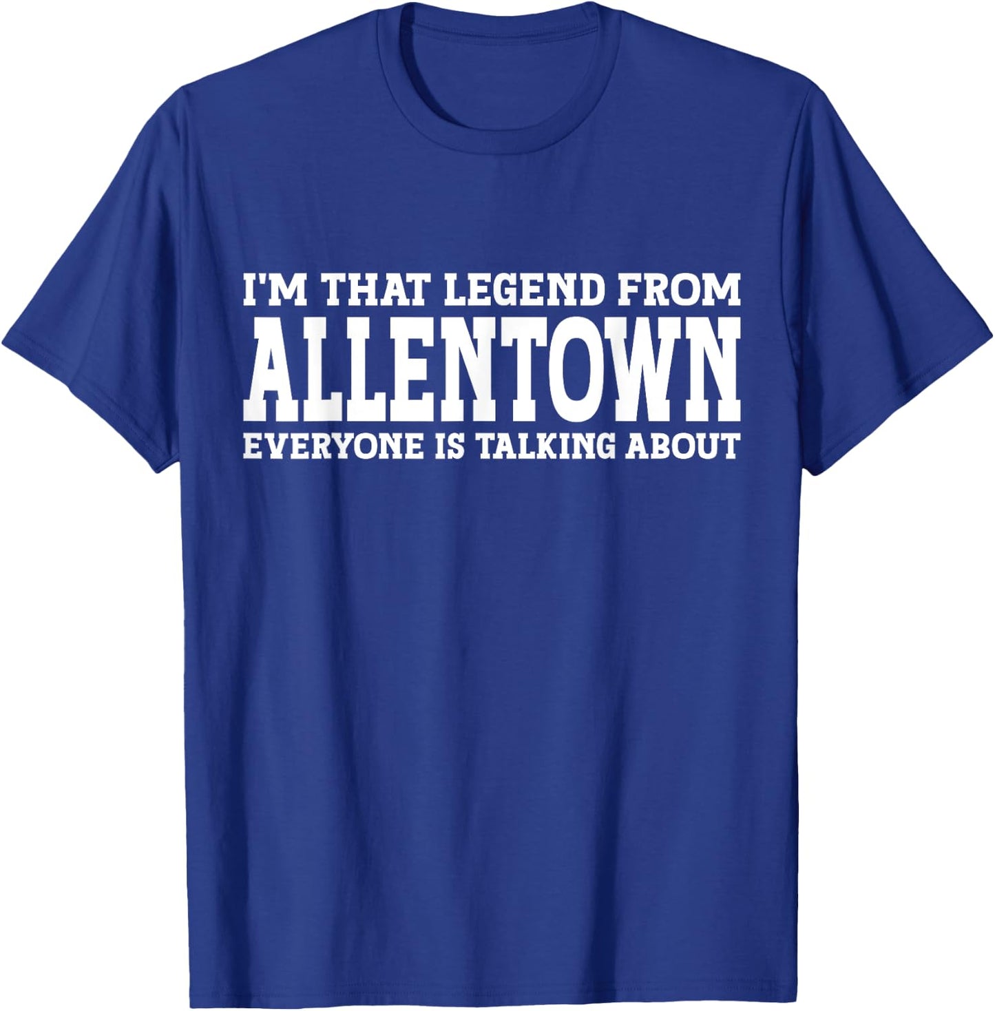 Allentown Hometown PA Pennsylvania Home Roots City Allentown T-Shirt - T-Shirt | Royal