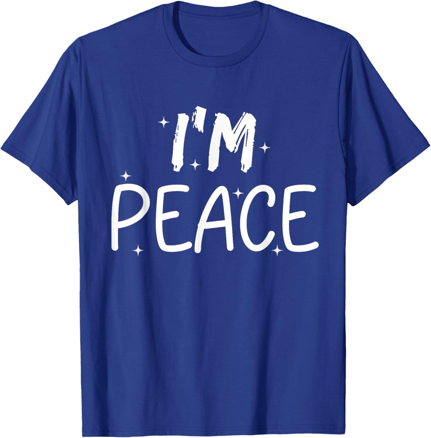 I Come in Peace I'm Peace Funny Matching Couples T-Shirt - T-Shirt | Royal